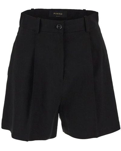 Pinko High-waist Tailored Shorts - Black