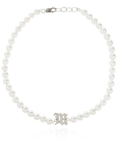 MISBHV Shell-pearls Necklace Unisex White