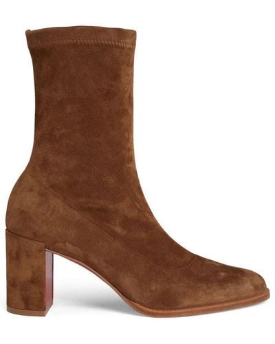 Christian Louboutin Stretchadoxa Ankle Boots - Brown
