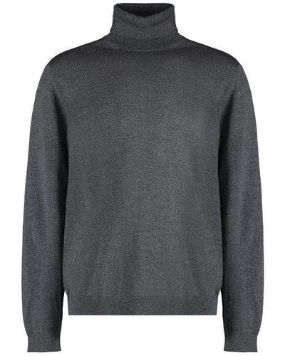 Roberto Collina Long Sleeved Knitted Jumper - Grey