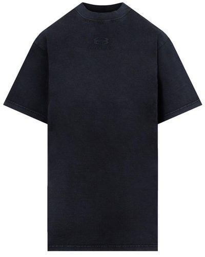 Balenciaga Classic Crewneck T-shirt - Blue