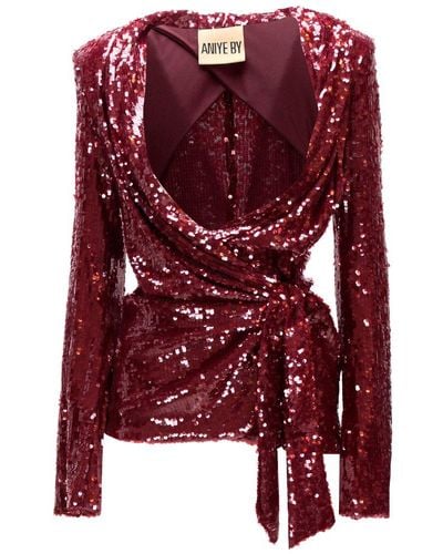 Aniye By Sequin-embellished Blazer - Red