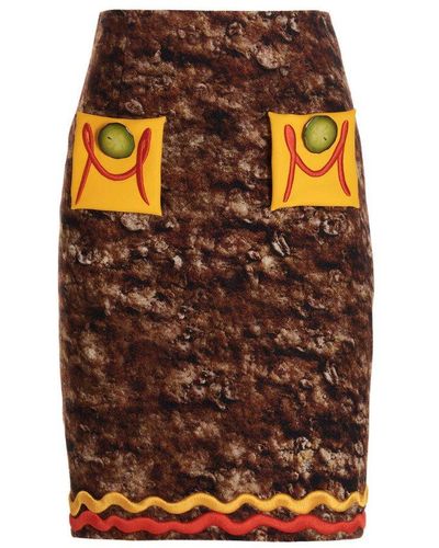 Moschino 'hamburger' Skirt - Multicolour