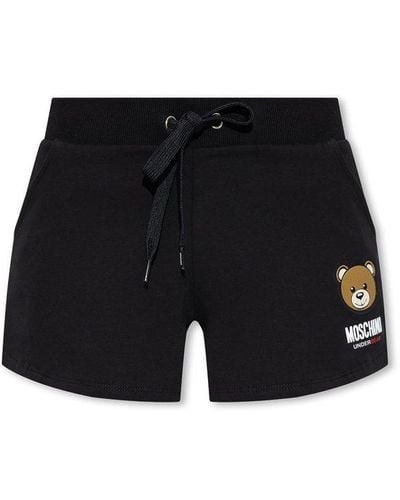 Moschino Printed Shorts - Black