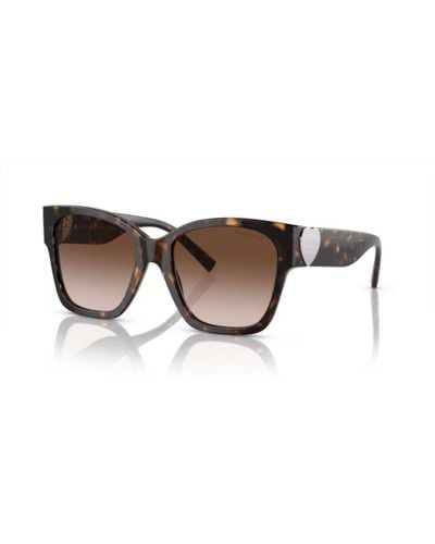 Tiffany & Co. Square Frame Sunglasses - Brown