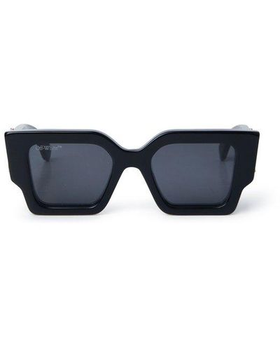 Off-White c/o Virgil Abloh Catalina Square Frame Sunglasses - Blue