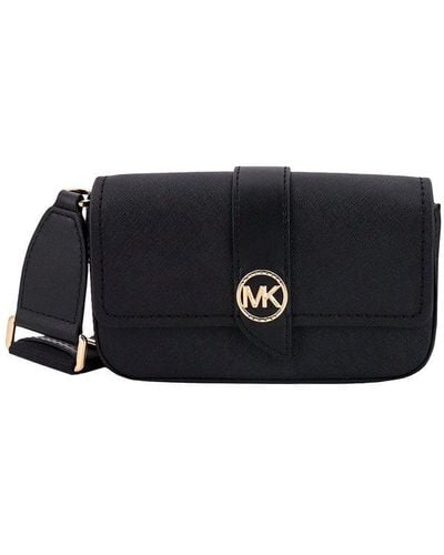 MICHAEL Michael Kors Greenwich Extra-small Saffiano Leather Sling Crossbody Bag - Black
