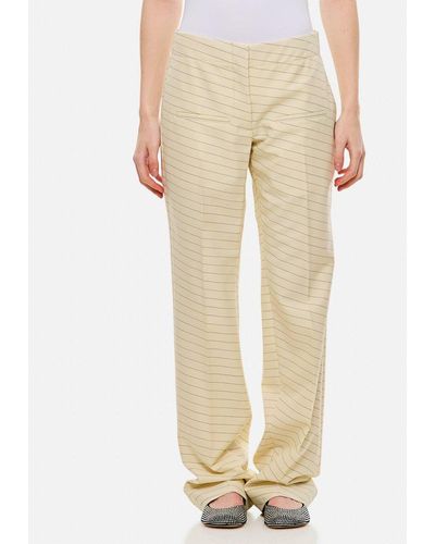 JW Anderson Tailored Straight Trousers - Natural