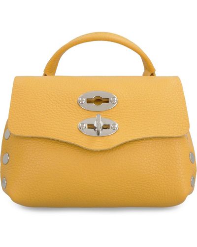 Zanellato Lock-fastening Small Tote Bag - Yellow