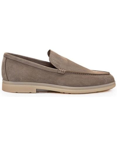Church's Logo Embossed Slip-on Loafers - Brown