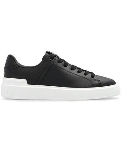 Balmain B-court Low-top Sneakers - Black