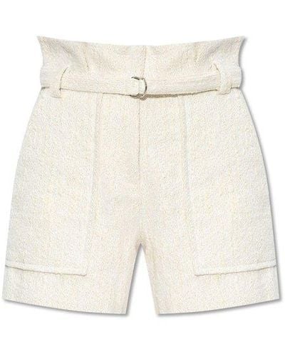 IRO 'vanay' Shorts In Tweed, - Natural