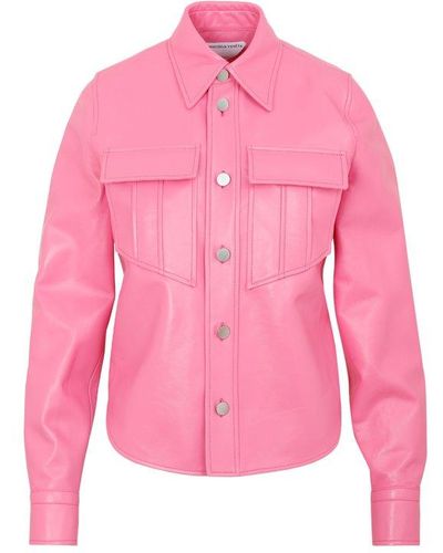 Bottega Veneta Buttoned Long-sleeved Jacket - Pink