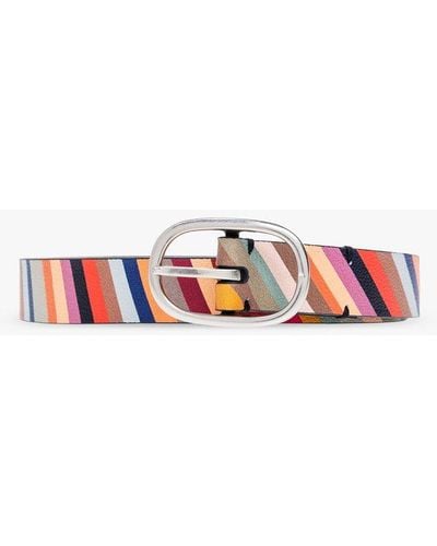 Paul Smith Leather Belt - Red