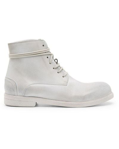 Marsèll Zucca Media Lace-up Ankle Boots - White