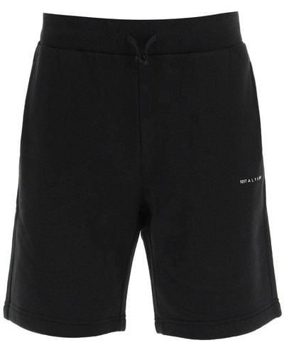 1017 ALYX 9SM Bermuda Shorts With Logo - Black