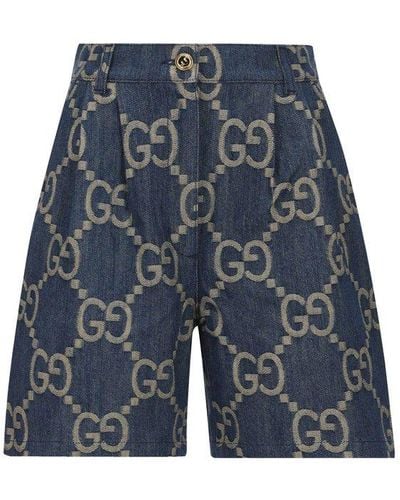 Blue Gucci Shorts for Women | Lyst