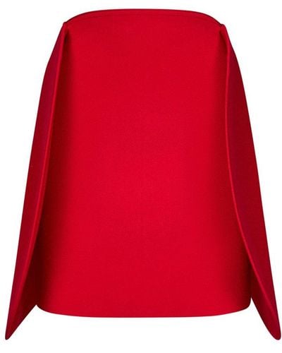Victoria Beckham Mini Skirt - Red