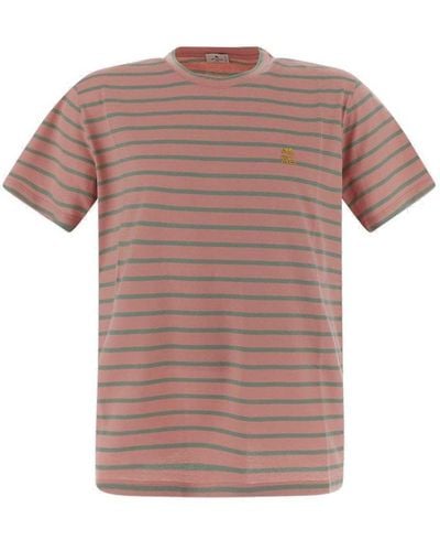 Etro Striped Crewneck T-shirt - Multicolour