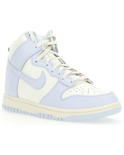 Nike Dunk High Lace-up Sneakers - White