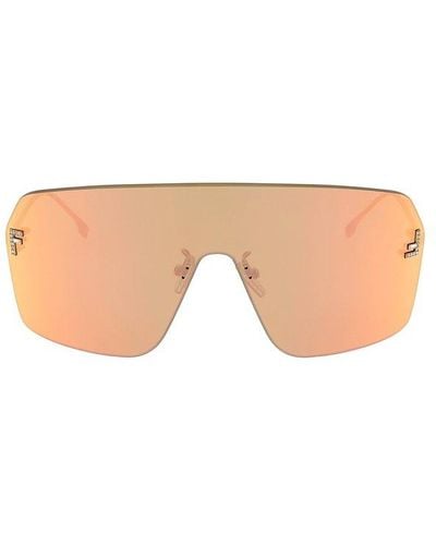 Fendi Oversized Frame Sunglasses - Metallic