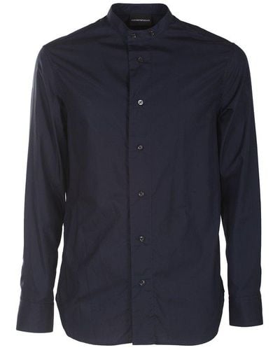 Emporio Armani Cotton Shirt - Blue
