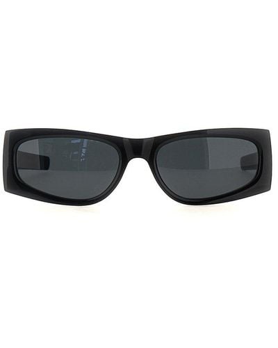 Saint Laurent Rectangular Frame Sunglasses - Black