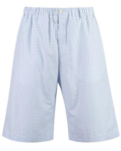 Gucci Cotton Bermuda Shorts - Blue