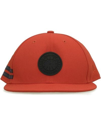 Canada Goose Logo Patch Baseball Cap - Red