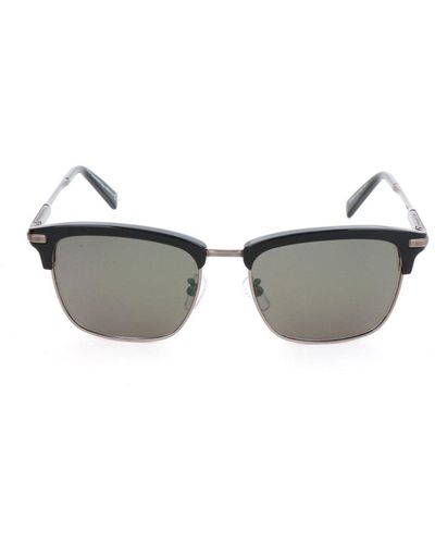 Zegna Square Frame Sunglasses - Metallic