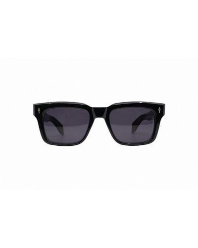 Jacques Marie Mage Torino Square Frame Sunglasses - Black