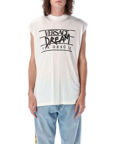 Versace Dream Tank Top - White