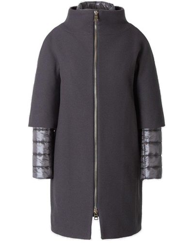 Herno Ultralight Wool Coat - Gray