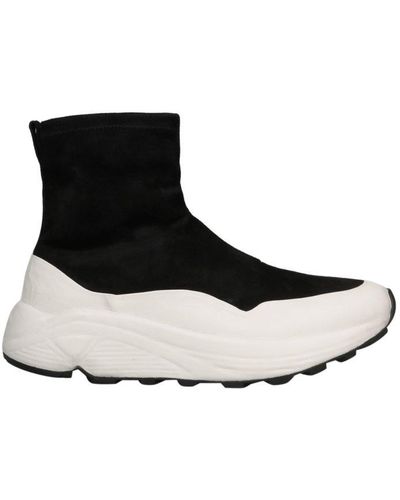 Officine Creative Platform Sock Sneakers - Black