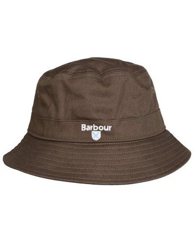 Barbour Cotton Hat - Brown
