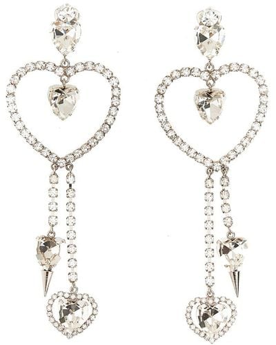 Alessandra Rich Heart Jewellery - White