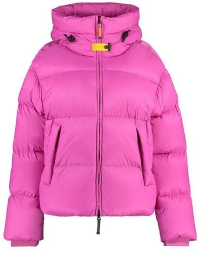 Parajumpers Anya Hooded Puffer Jacket - Pink