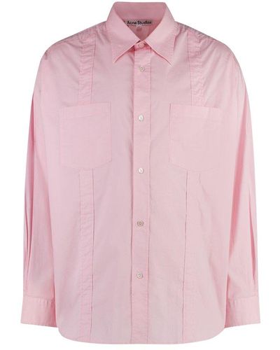 Acne Studios Cotton Shirt - Pink