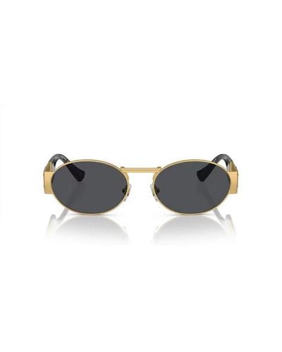 Versace Eyewear Oval-frame Sunglasses - White