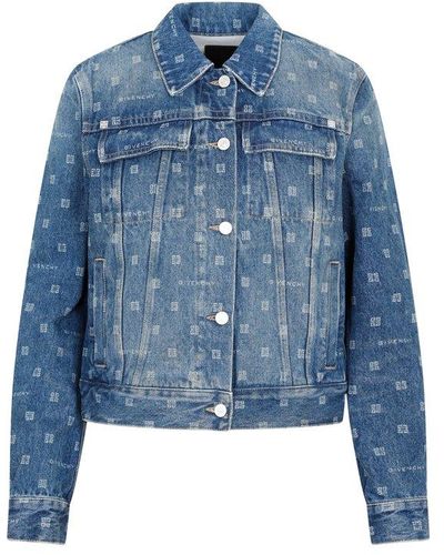 Blue Givenchy Jackets for Women | Lyst