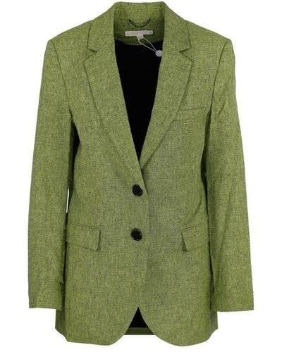 MICHAEL Michael Kors Buttoned Long Sleeved Blazer - Green