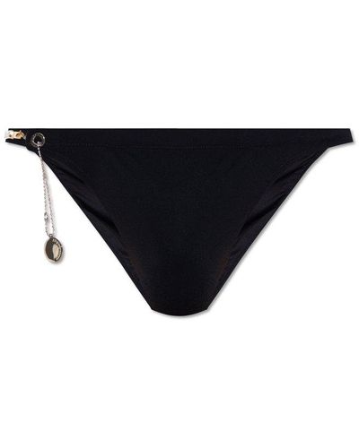 Dolce & Gabbana Logo Plaque Swim Briefs - Black