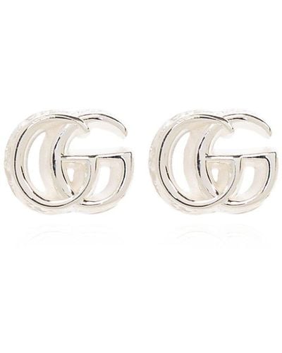 Gucci Silver Earrings, - Metallic