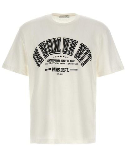 ih nom uh nit Logo-printed Crewneck T-shirt - White