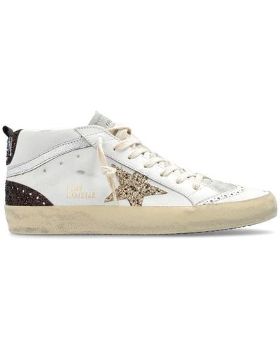 Golden Goose Mid-cut Sports Shoes 'mid Star Classic', - White