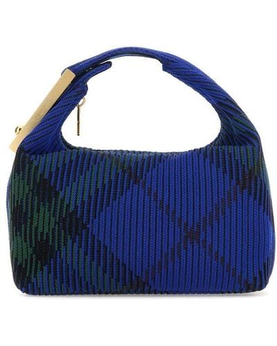 Burberry Peg Mini Handbag - Blue