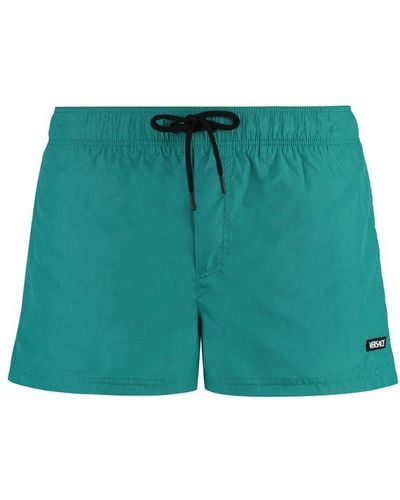 Versace Nylon Swim Shorts - Green