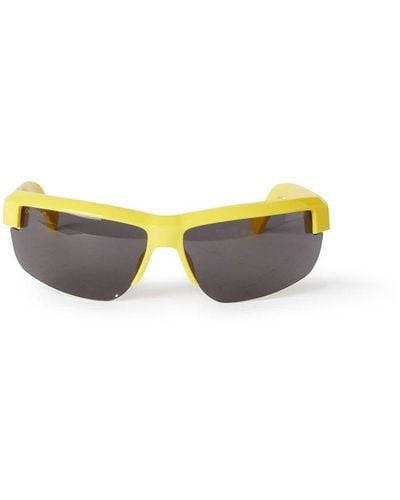 Off-White c/o Virgil Abloh Toledo Rectangular Frame Sunglasses - Yellow