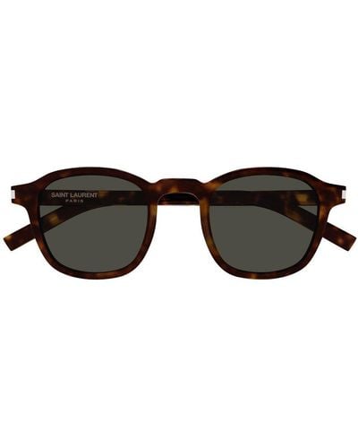 Saint Laurent Square Frame Sunglasses - Black