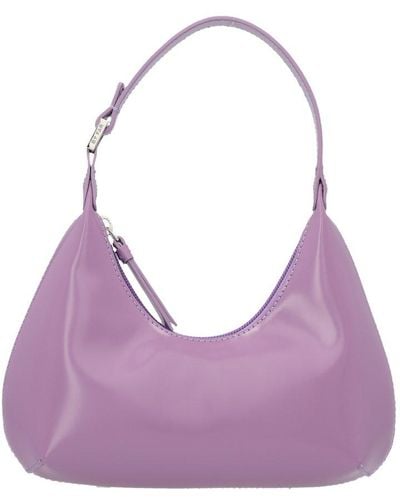 BY FAR Baby Amber Zipped Tote Bag - Purple